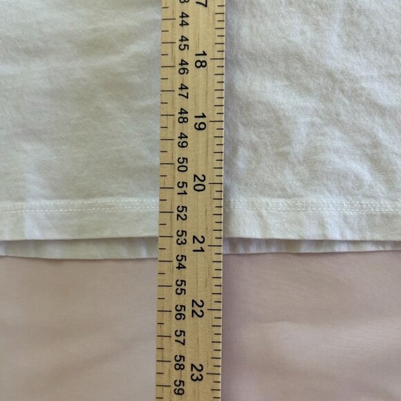 '47 Kansas City Chiefs Cropped Ringer T-Shirt - Cream/Red - Size L - Picture 4 of 10